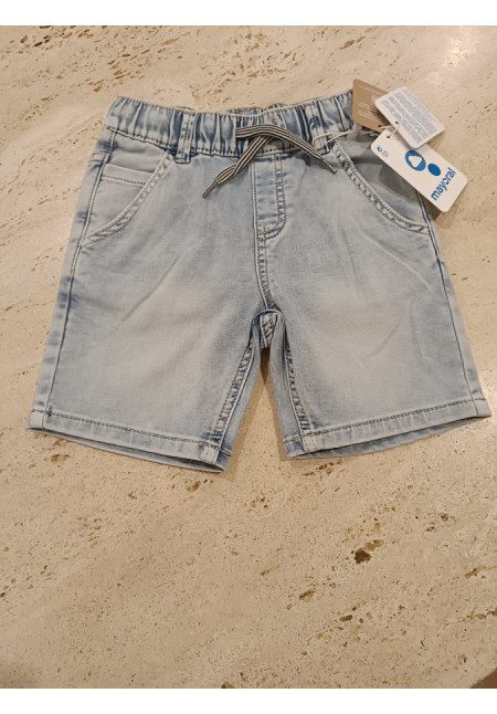 Pantalón Vaquero Corto Azul Claro