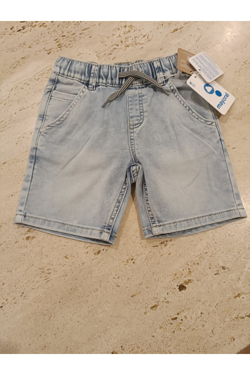 Pantalón Vaquero Corto Azul Claro