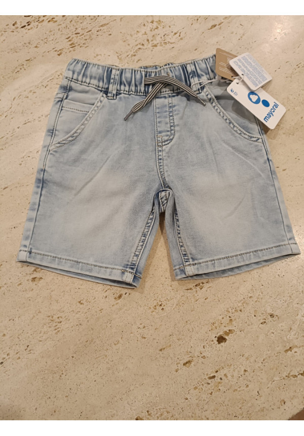 Pantalón Vaquero Corto Azul Claro