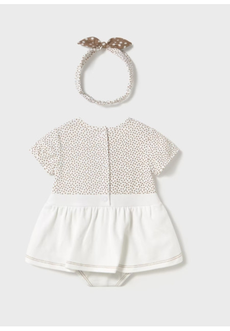 Conjunto 2p Conejito Marrón/Blanco