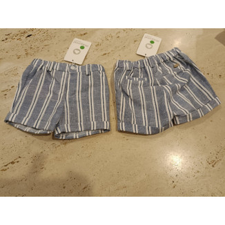 Pantalón Corto Rayas