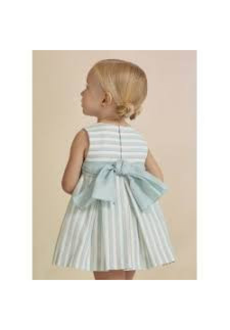 Vestido Rayas Anís