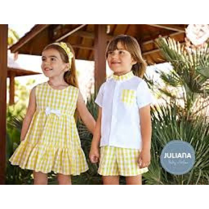 Conjunto 2p Amarillo