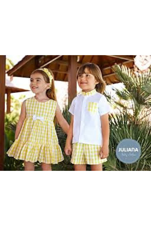Conjunto 2p Amarillo