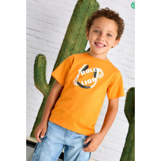 Camiseta Auriculares Naranja