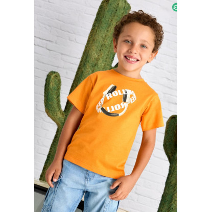 Camiseta Auriculares Naranja