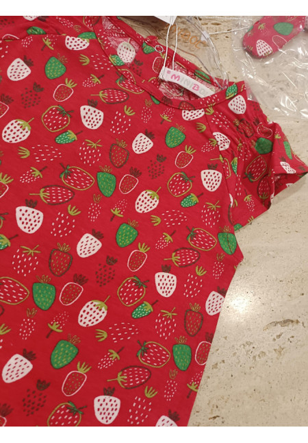Vestido + Cinta Fresas