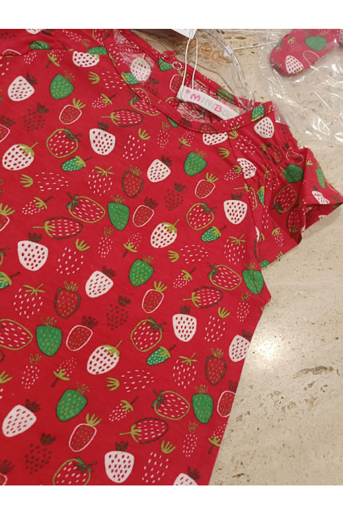 Vestido + Cinta Fresas