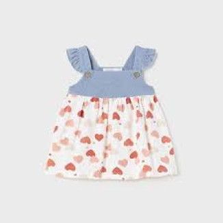 Vestido Apricot Corazones