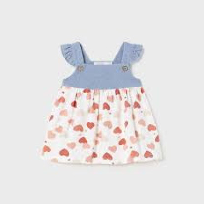 Vestido Apricot Corazones