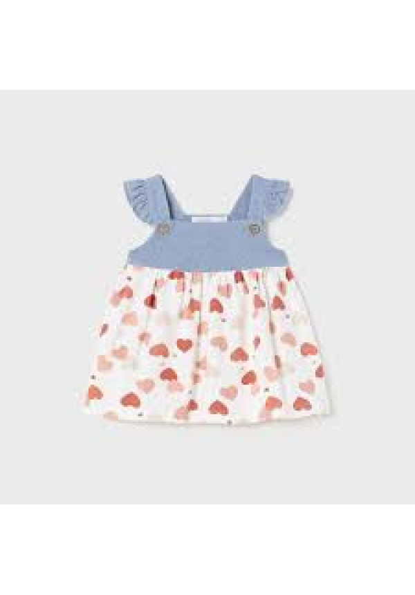 Vestido Apricot Corazones