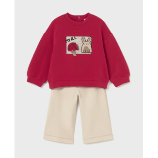 Chandal 2p Rojo Rabbit