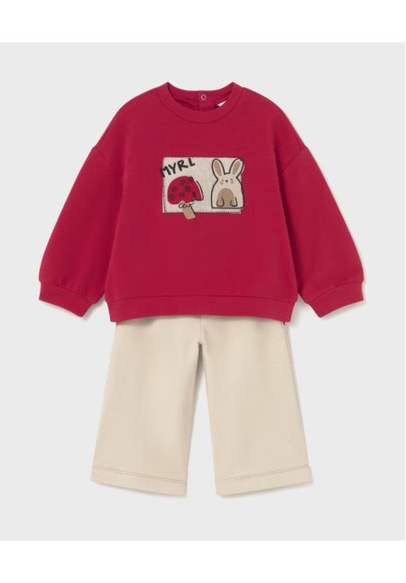 Chandal 2p Rojo Rabbit