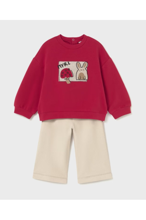 Chandal 2p Rojo Rabbit