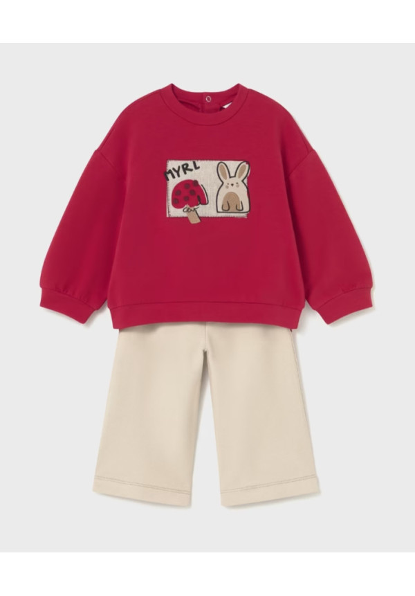 Chandal 2p Rojo Rabbit