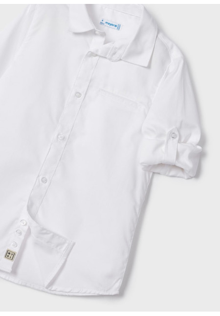 Camisa Larga Blanco