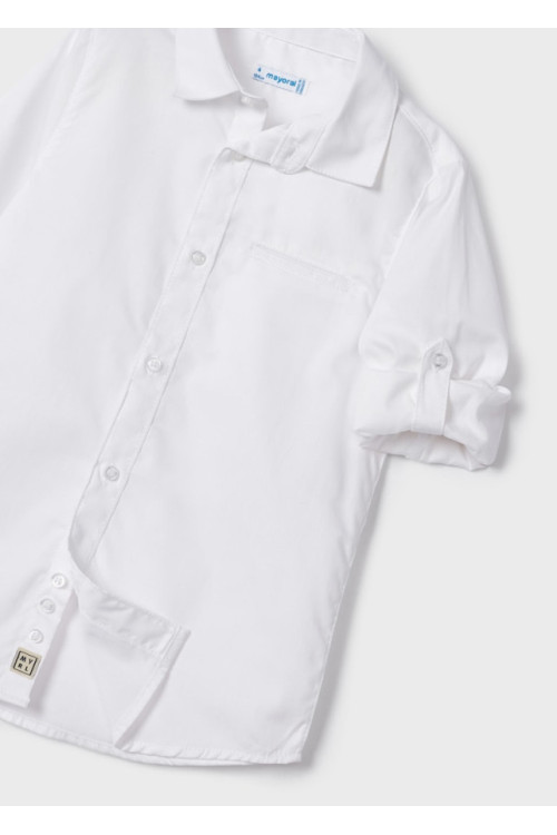 Camisa Larga Blanco