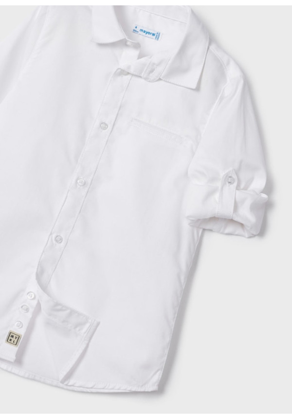 Camisa Larga Blanco