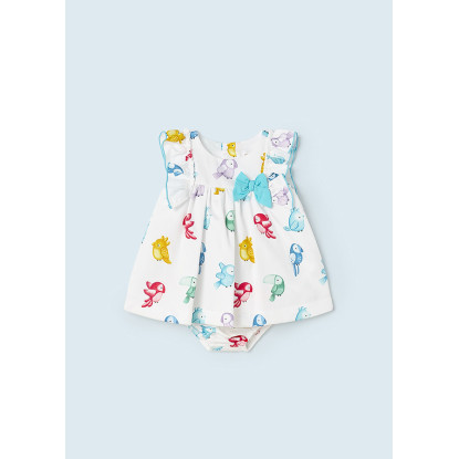 Vestido Turquesa Pájaros