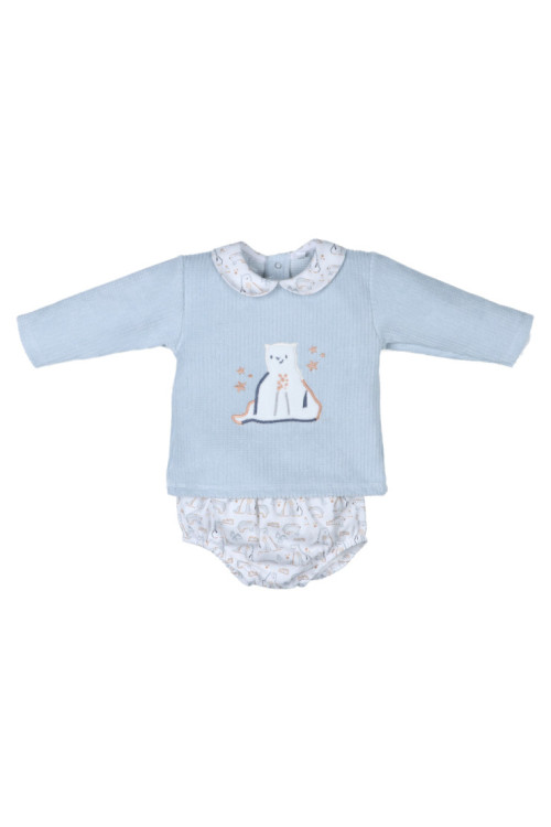 Conjunto 2p Azul Polar