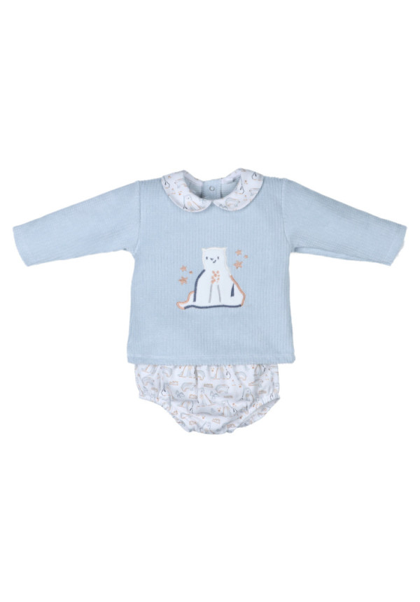 Conjunto 2p Azul Polar