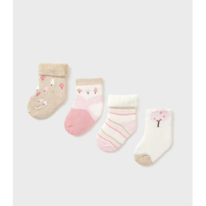 Set 4 Calcetines Rosa