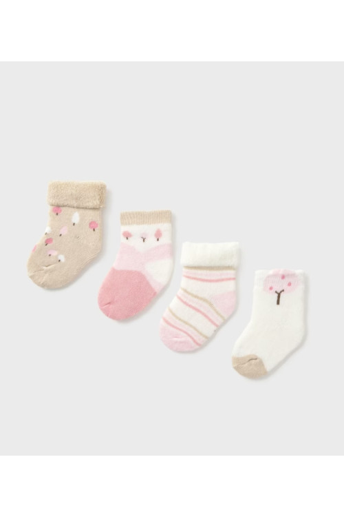 Set 4 Calcetines Rosa
