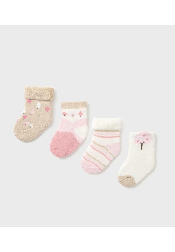 Set 4 Calcetines Rosa