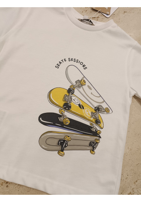 Camiseta M/C Skate Blanco
