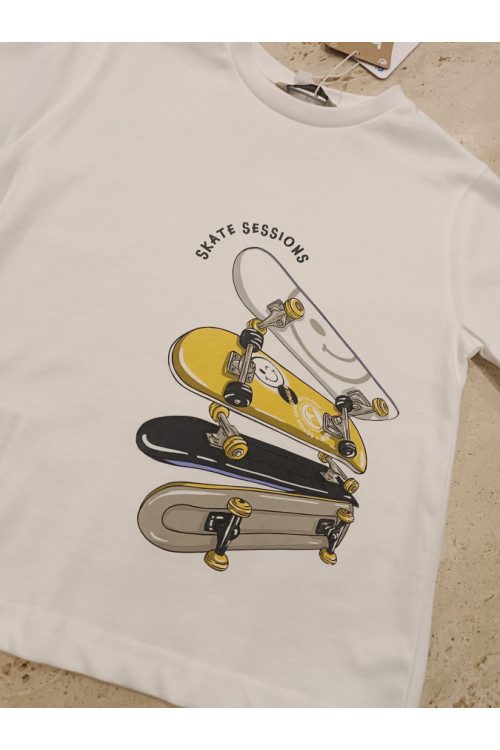 Camiseta M/C Skate Blanco
