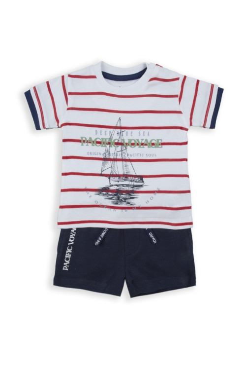 Conjunto 2p Barco Rayas 