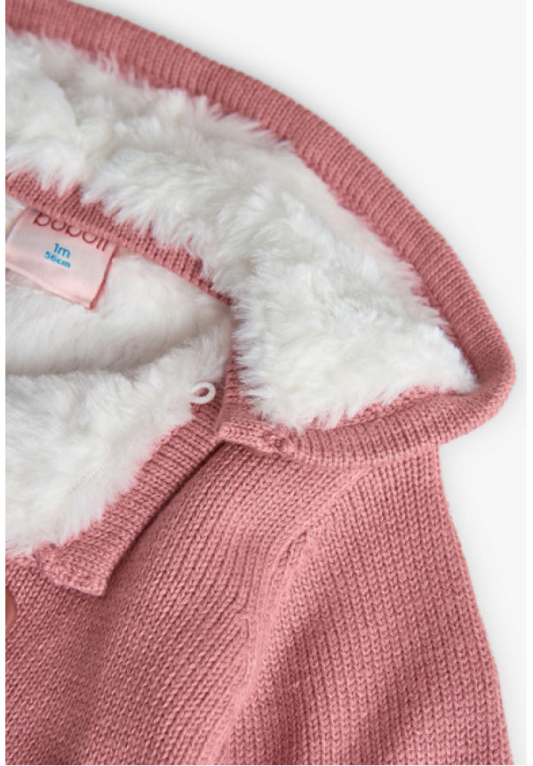 Chaqueta Castaña Rosa