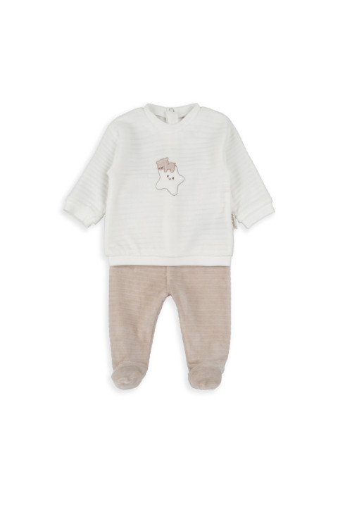 Conjunto Polaina 2p Beig