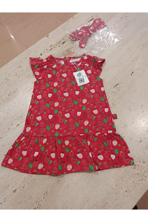 Vestido + Cinta Fresas