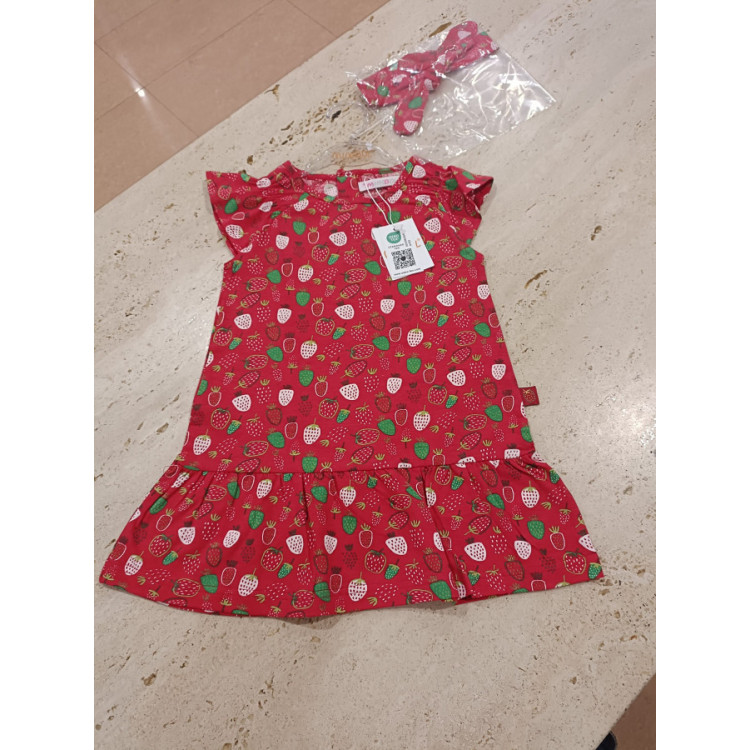 Vestido + Cinta Fresas
