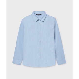 Camisa Rayas M/L Celeste Camisa Rayas M/L Celeste