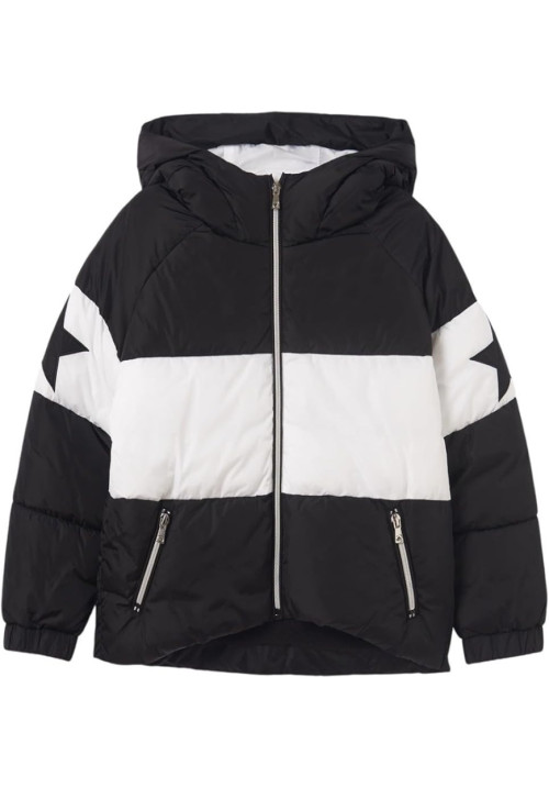 Abrigo acolchado Negro