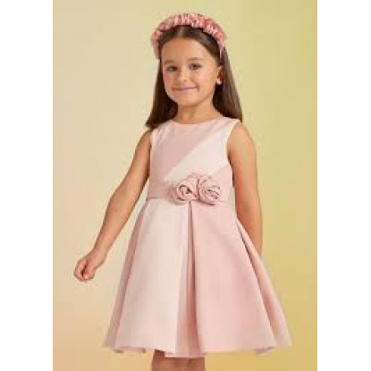 Vestido Bicolor Rosa