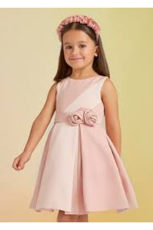 Vestido Bicolor Rosa