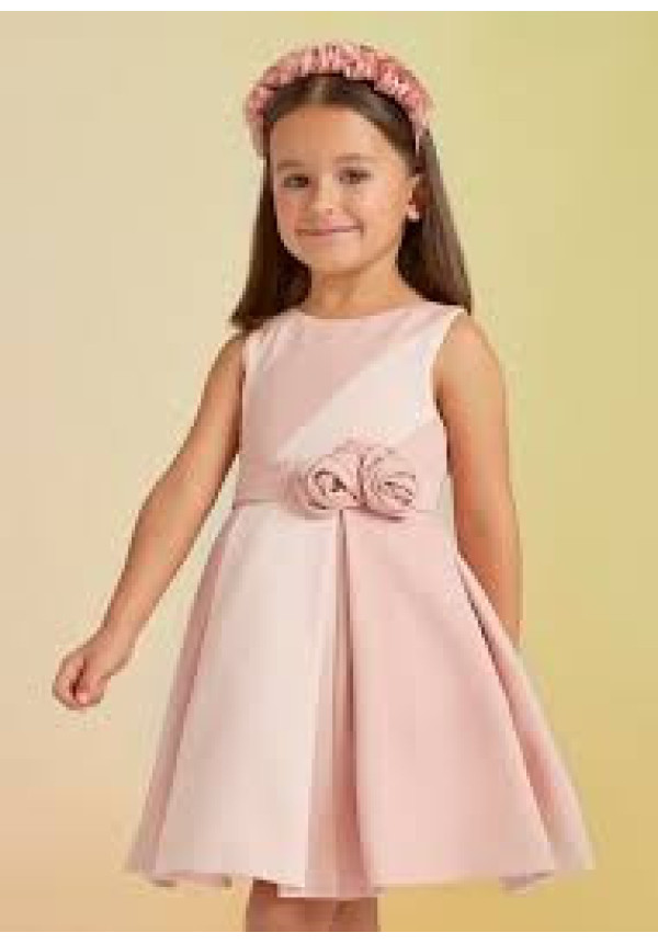 Vestido Bicolor Rosa