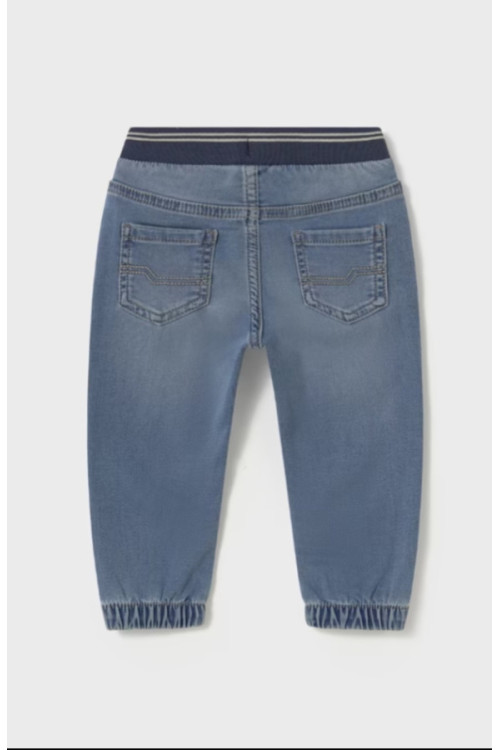Pantalón Vaquero Jogger Azul Medio