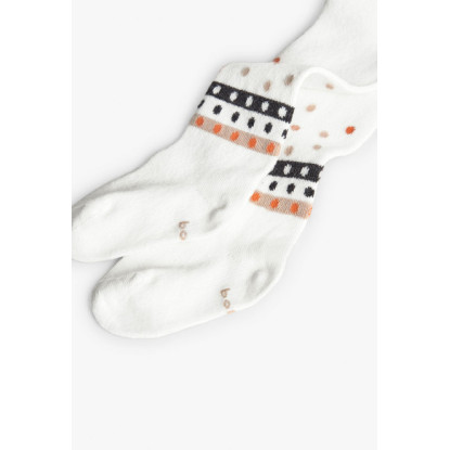 Leotardos Bebé Crudo Puntos