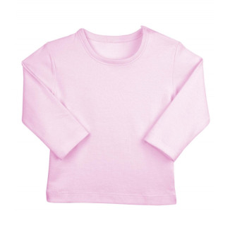 Camiseta Básica M/L Rosa 