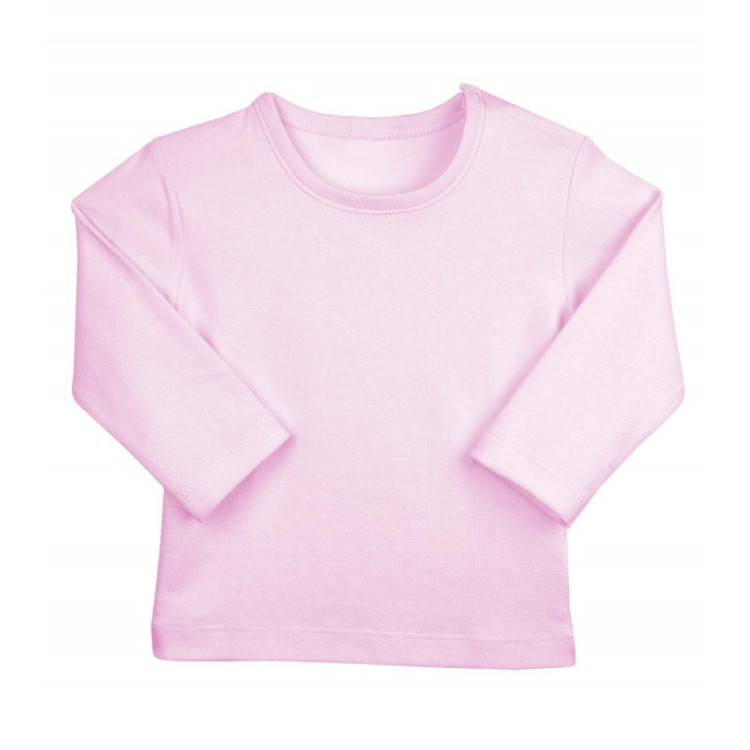 Camiseta Básica M/L Rosa  Camiseta Básica M/L Rosa