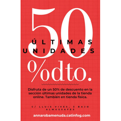 ULTIMAS UNIDADES -50% (invierno)