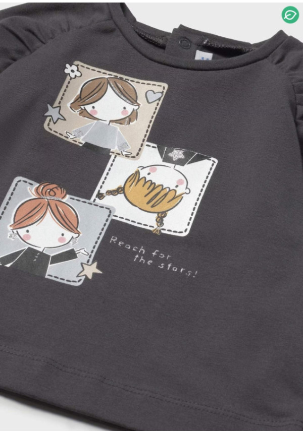 Camiseta M/L Plomo
