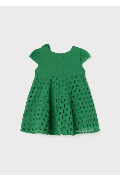 Vestido Perforado Esmeralda