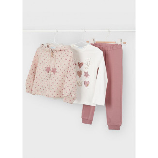 Chandal 3p Estrellas Rosa