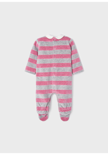 Pijama Bebé Gris/Rosa