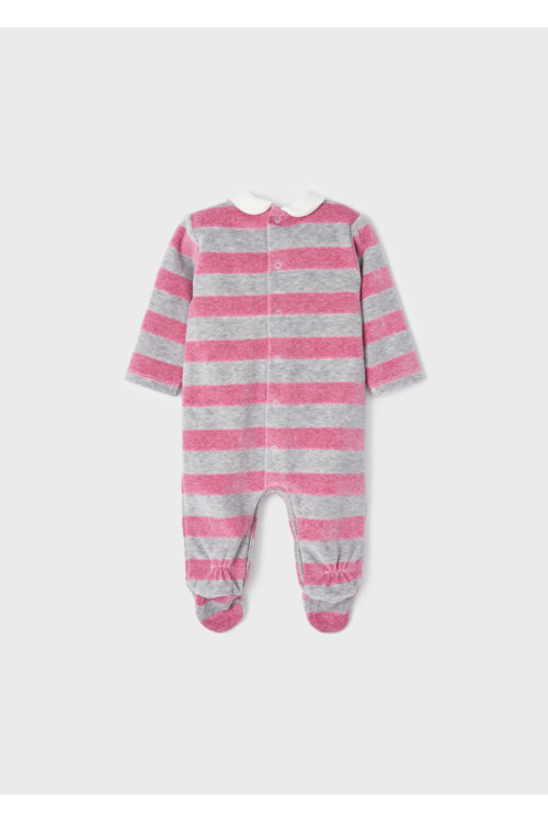 Pijama Bebé Gris/Rosa